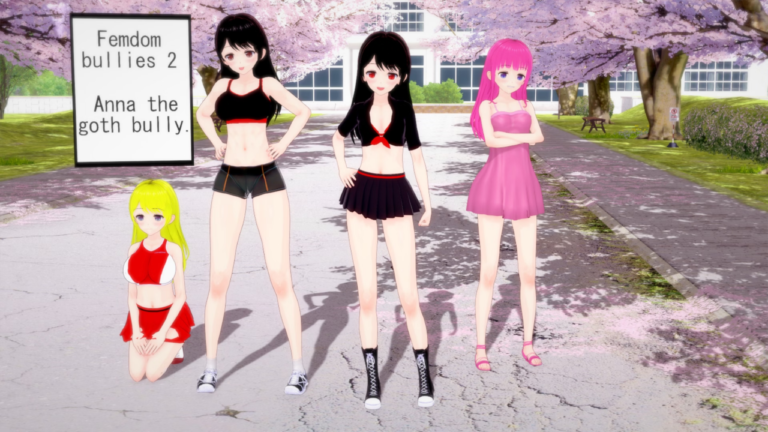Femdom Bullies 2: Anna the Bully – captura del juego en español