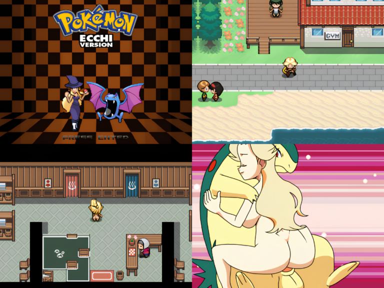 Pokémon Ecchi Version – captura del juego en español